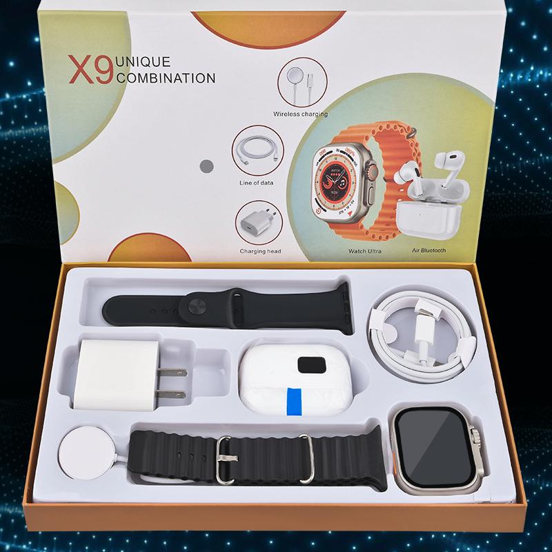 Smartwatch 6-in-1 Kit – Stay Connected, Stay Healthy