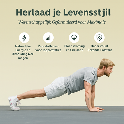 Nitric Oxide + Prostate Health - Vitaliteit Duo 1+1 Gratis!