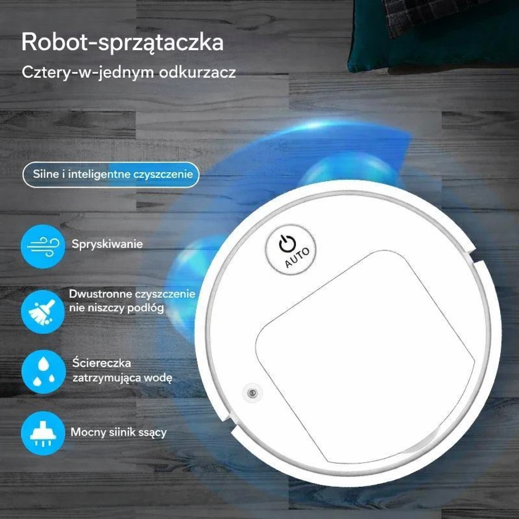 CleanBuddy Pro Cichy Sprzątacz Domowy