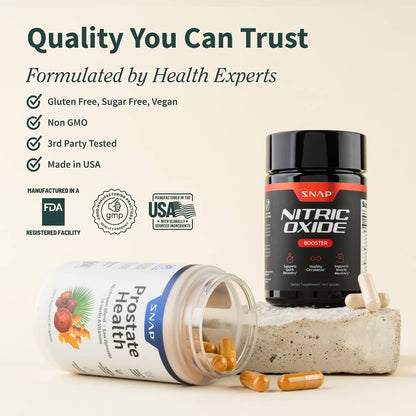 Nitric Oxide + Prostate Health - Vitaliteit Duo 1+1 Gratis!